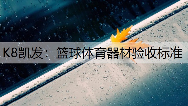 K8凯发：篮球体育器材验收标准