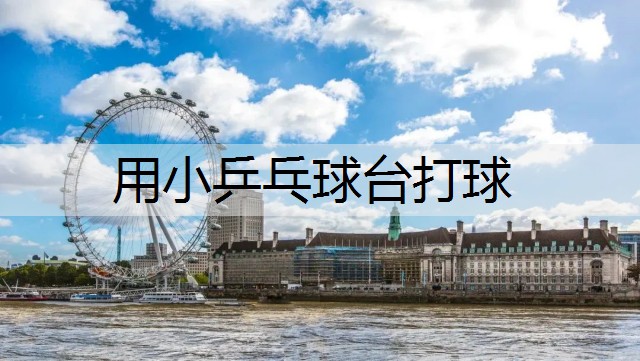 用小乒乓球台打球
